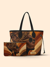 Golden Gaze Classic Shopper Tote