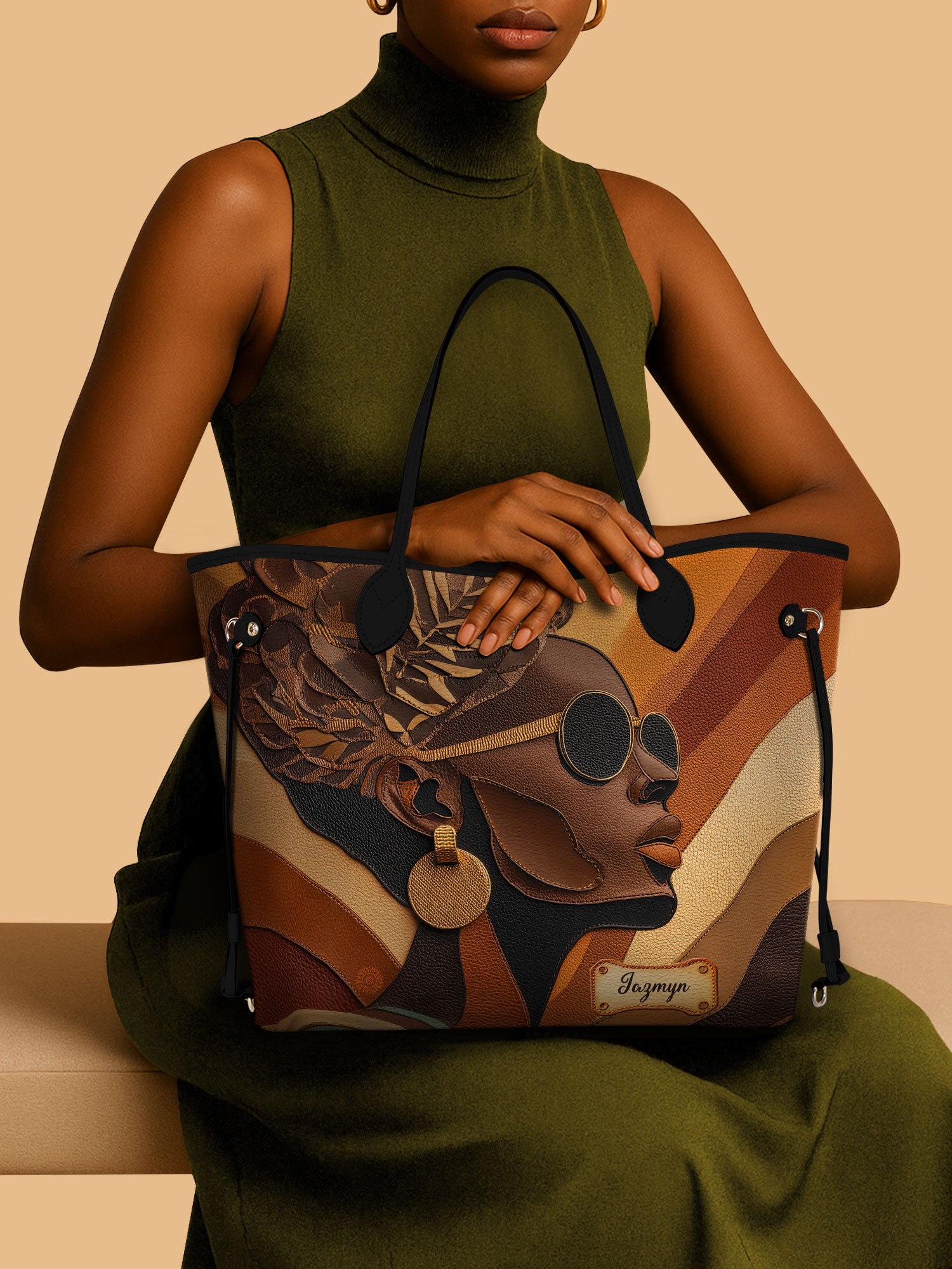 Golden Gaze Classic Shopper Tote