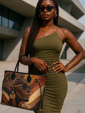 Golden Gaze Classic Shopper Tote