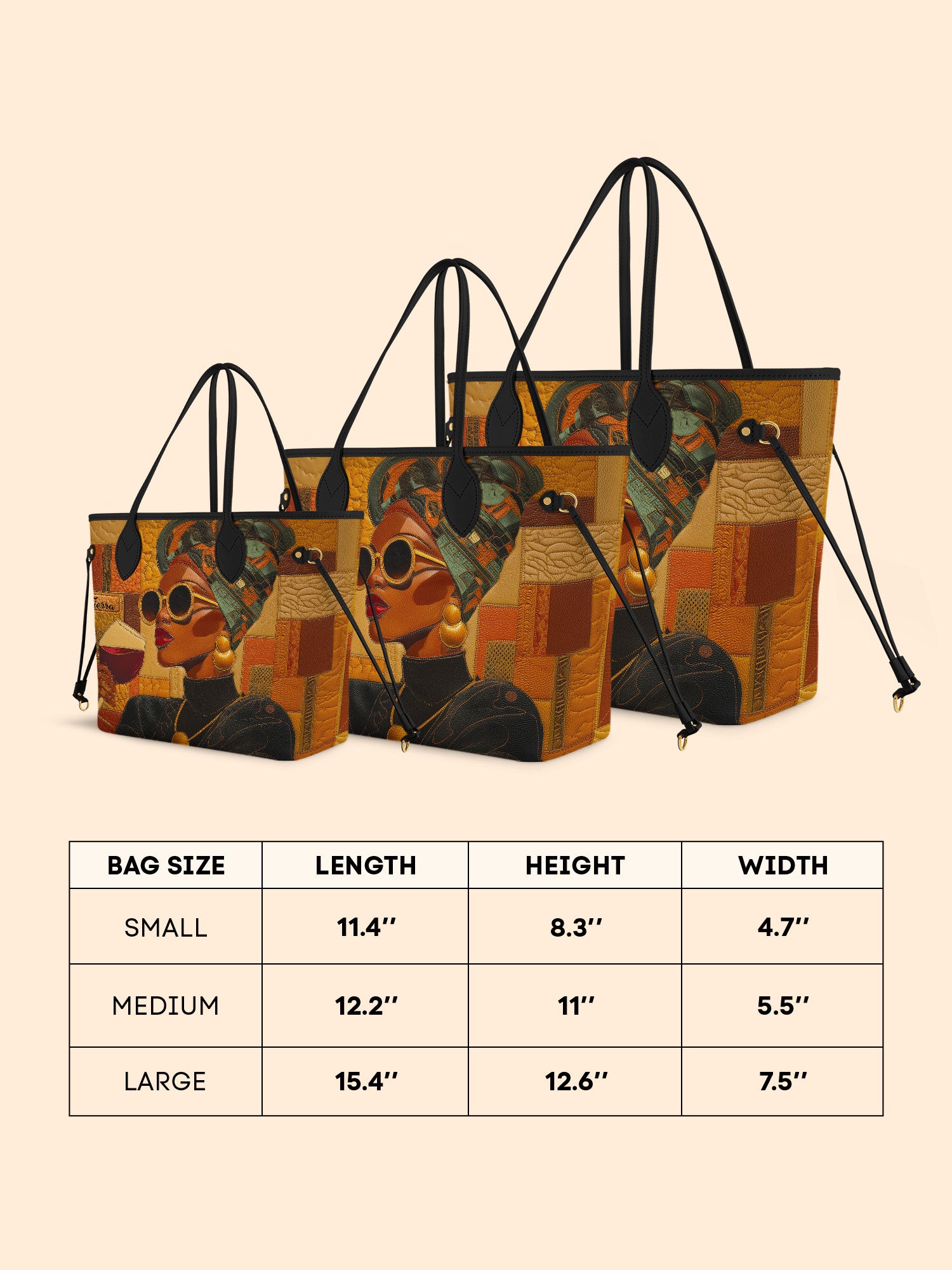 Melanin Queen Classic Shopper Tote