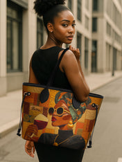 Melanin Queen Classic Shopper Tote