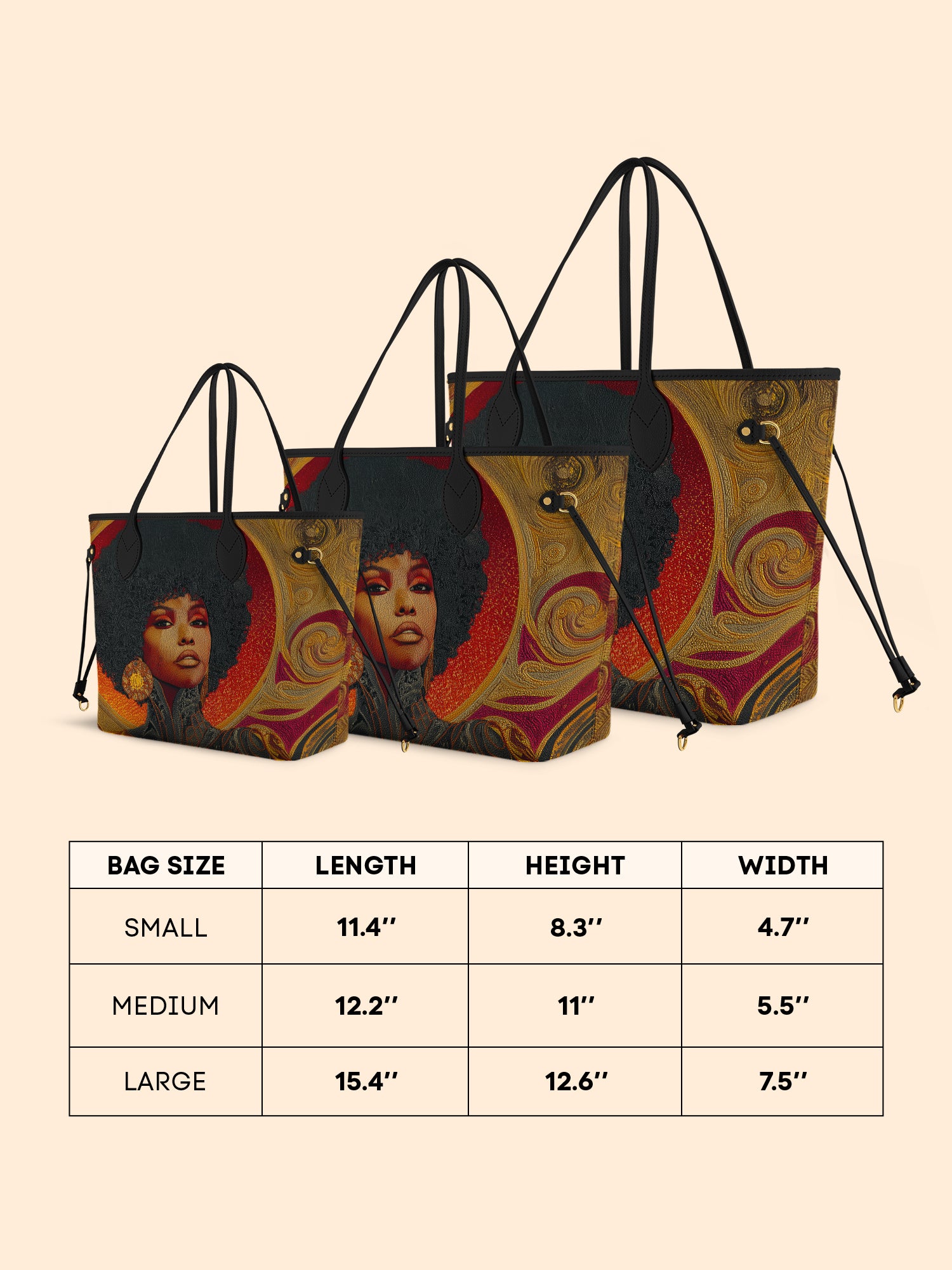 Melanin Muse Classic Shopper Tote QR0XD002