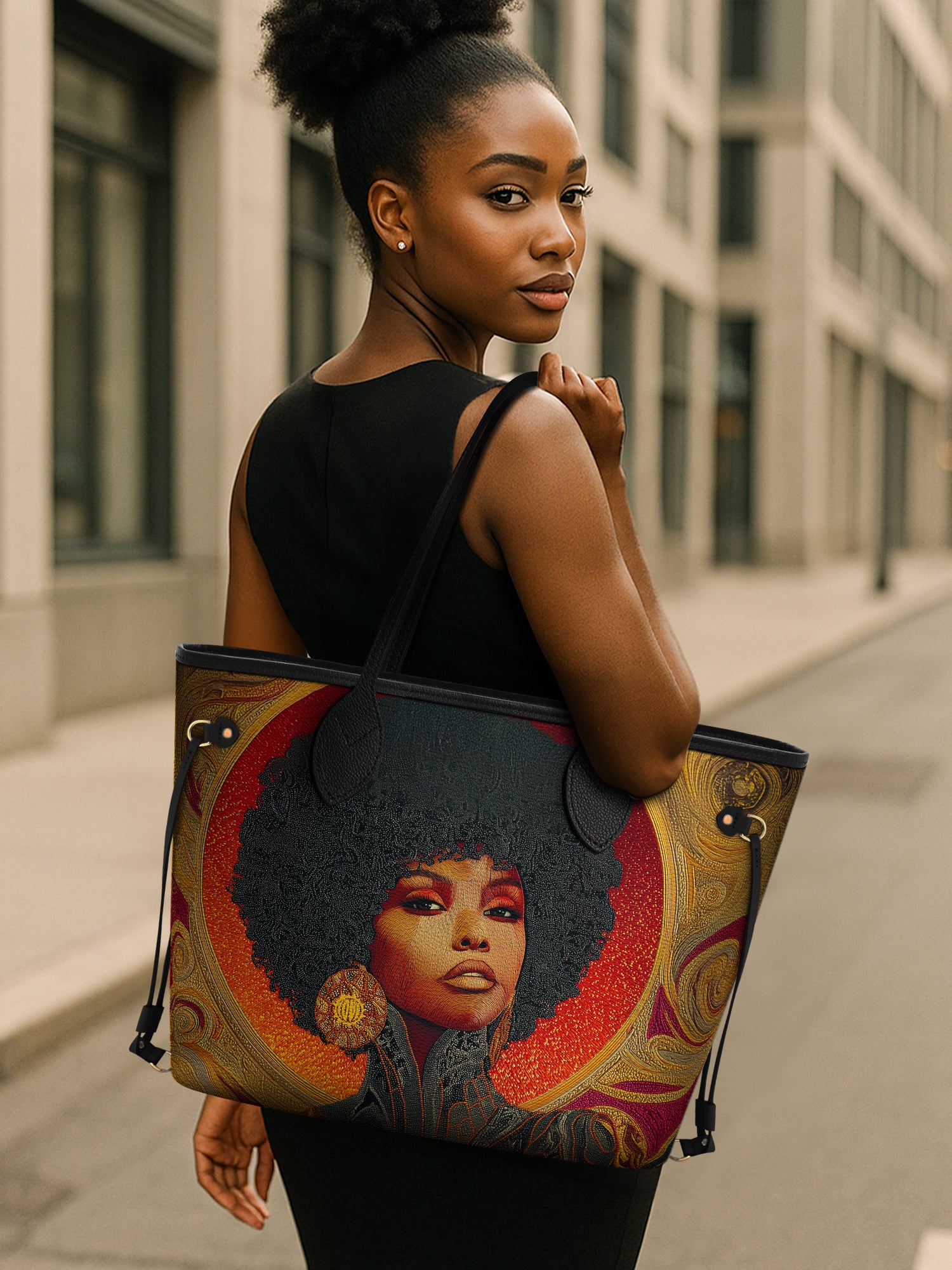 Melanin Muse Classic Shopper Tote QR0XD002