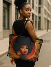 Melanin Muse Classic Shopper Tote QR0XD002