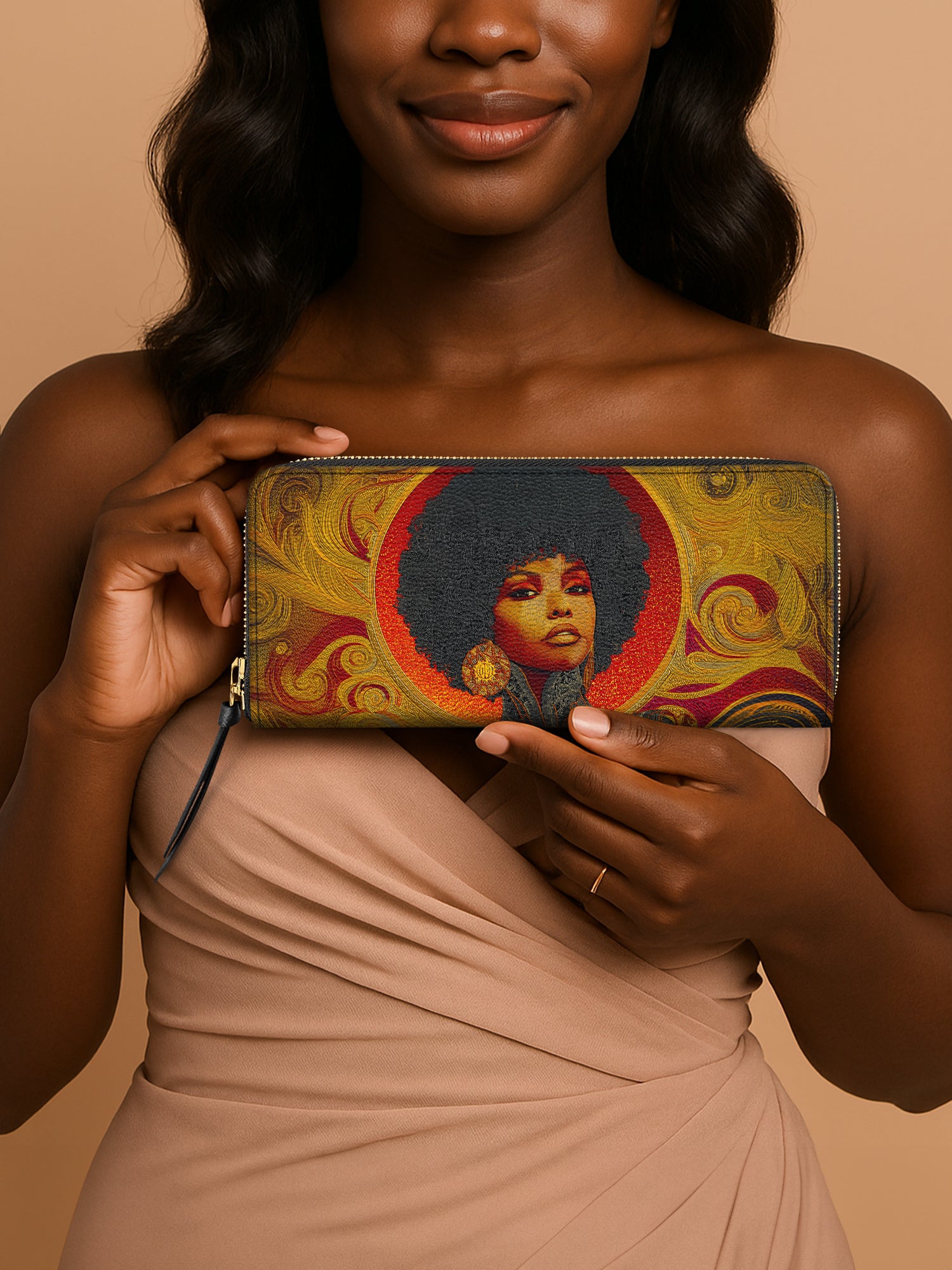 Melanin Muse Slimline Zippy Wallet QR0XD003