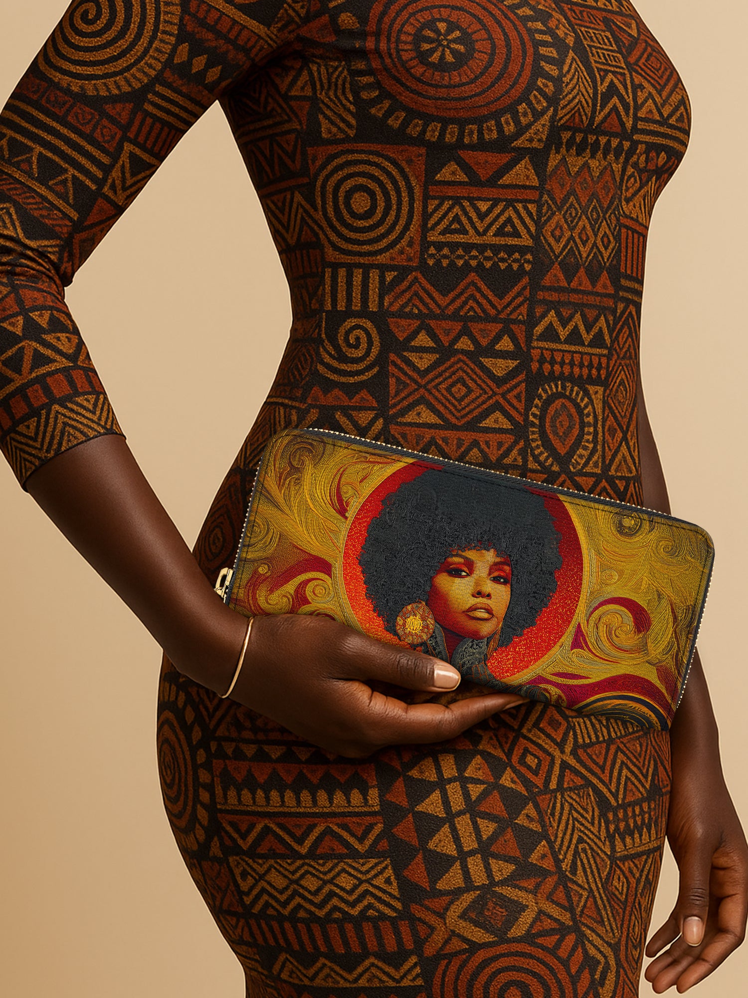 Melanin Muse Slimline Zippy Wallet QR0XD003