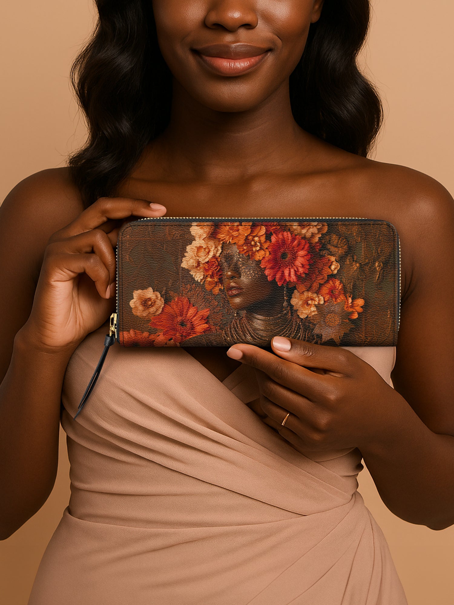 Mystic Bloom Slimline Zippy Wallet QR0TV032