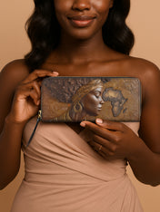 African Roots Slimline Zippy Wallet QR0TD162