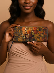 The Unveiling Bloom Slimline Zippy Wallet QR0TV034