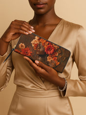 Mystic Bloom Slimline Zippy Wallet QR0TV032