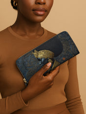 Ebony Sovereign Slimline Zippy Wallet QR0XD055