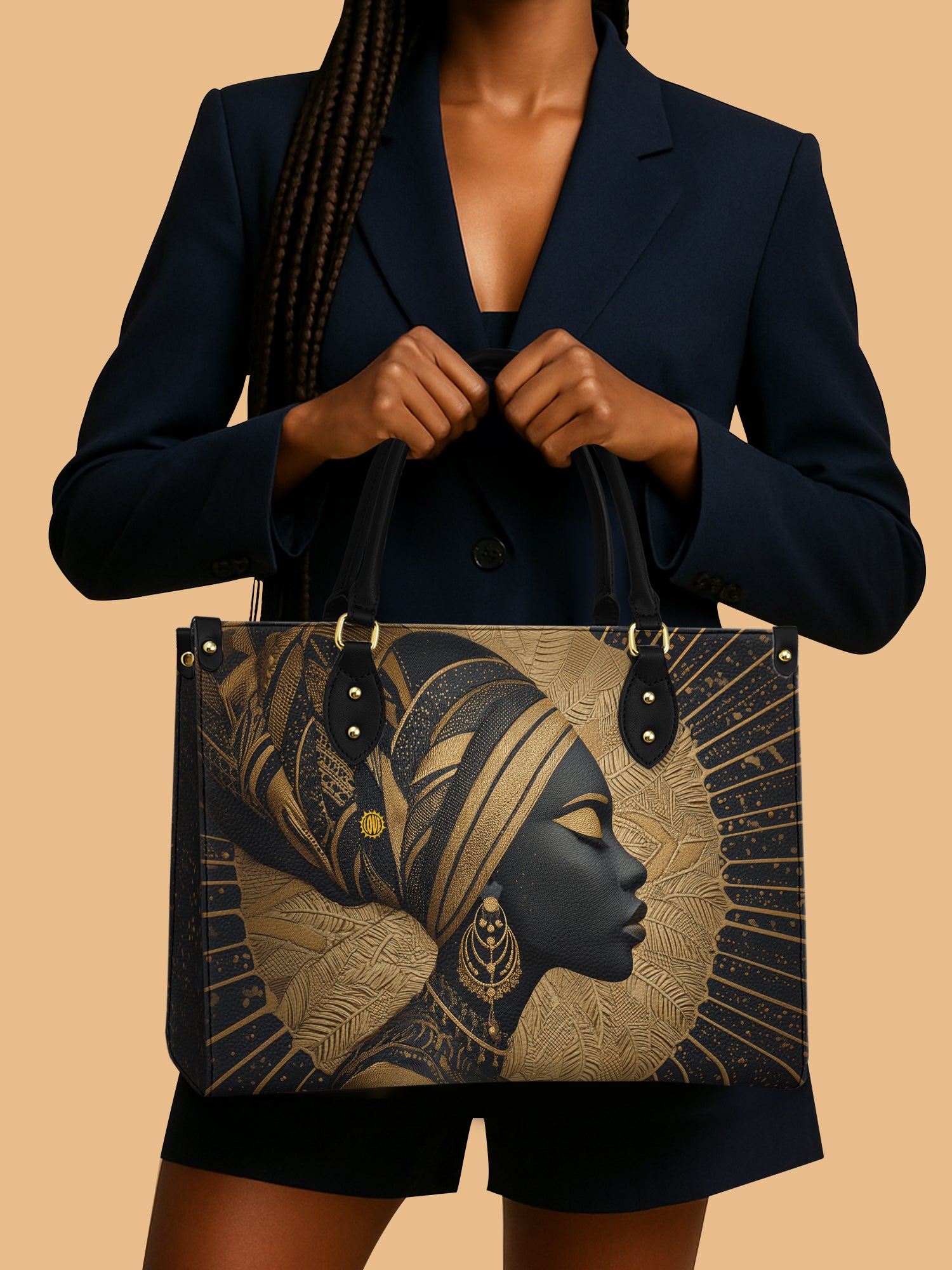 Royal Flesh Premium Leather Handbag QR0TD093