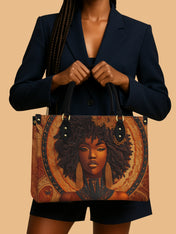 Obsidian Muse Premium Leather Handbag QR0XD227