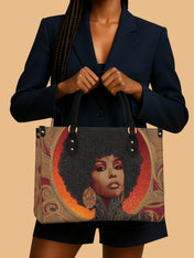 Melanin Muse Premium Leather Handbag QR0XD225