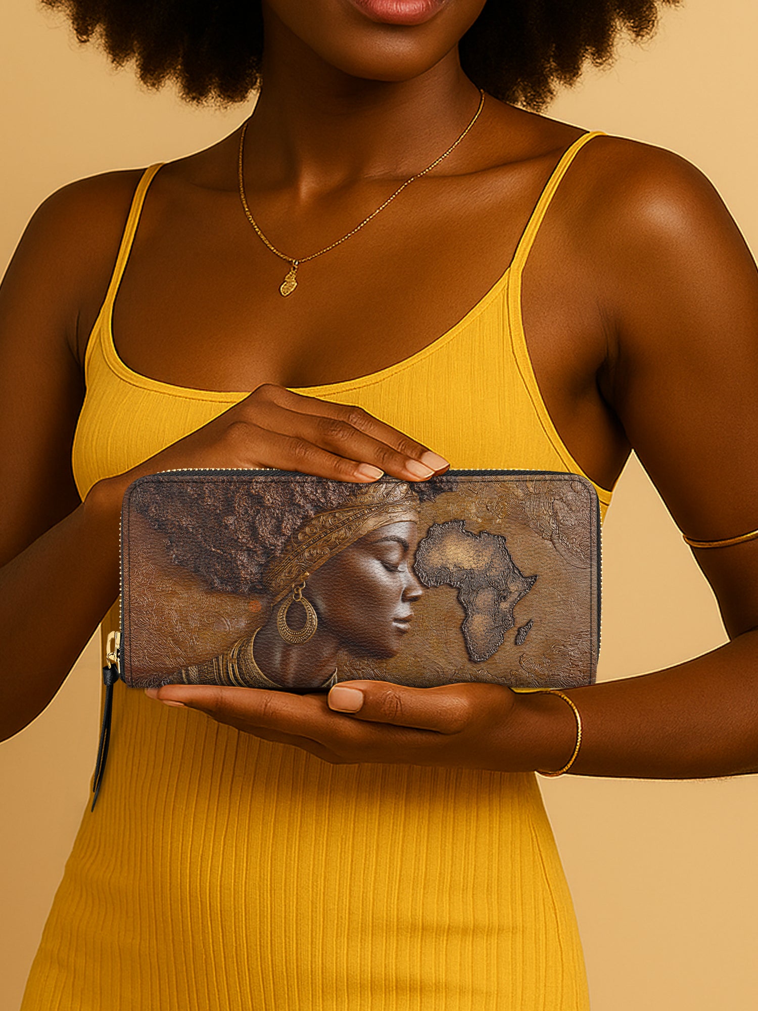 African Roots Slimline Zippy Wallet QR0TD162