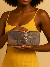 African Roots Slimline Zippy Wallet QR0TD162
