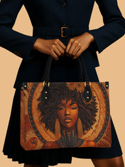 Obsidian Muse Premium Leather Handbag QR0XD227