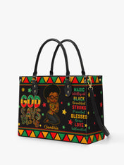 Divine Strength Premium Leather Handbag