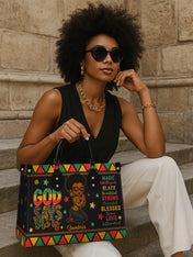 Divine Strength Premium Leather Handbag