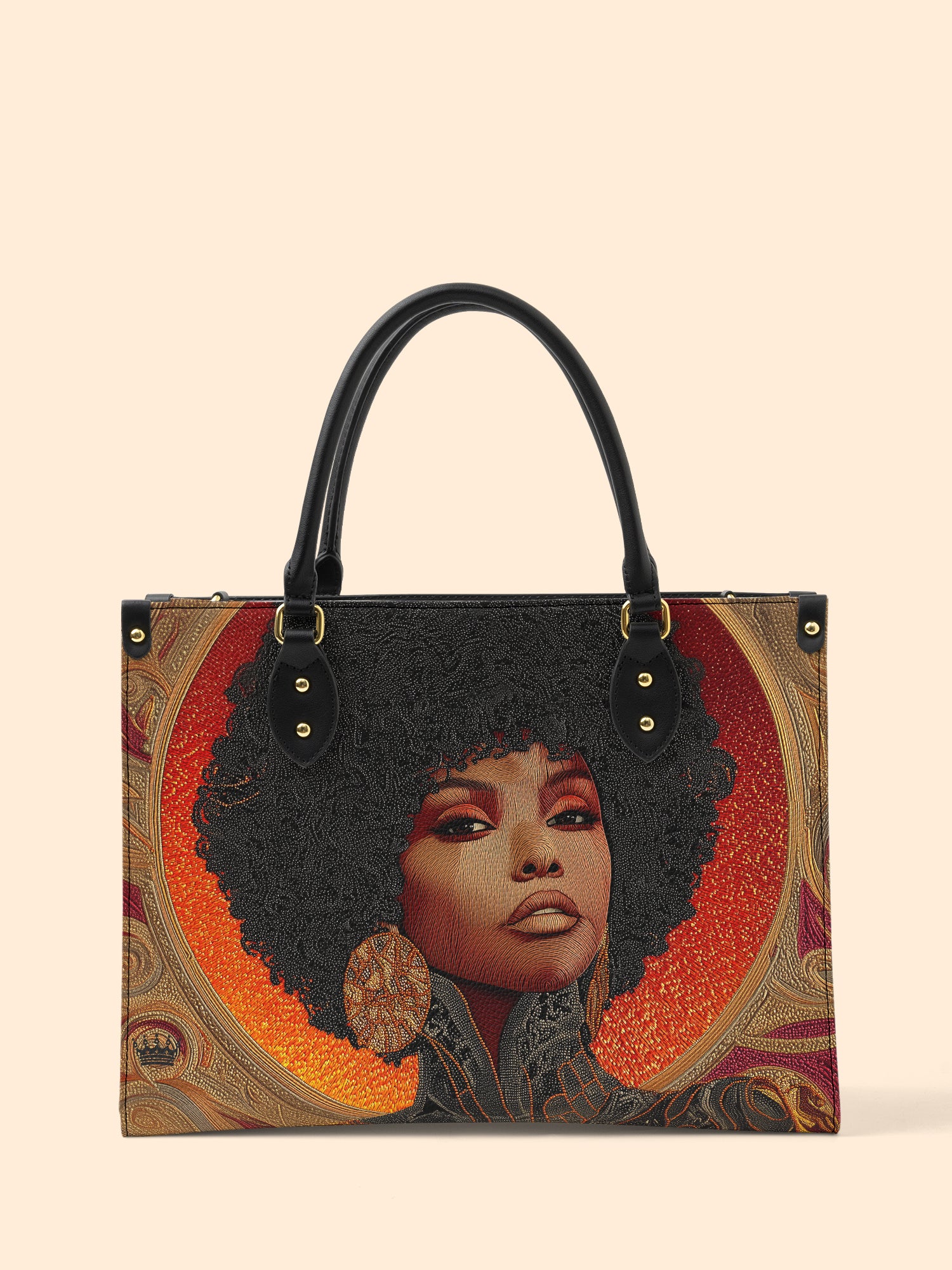 Melanin Muse Premium Leather Handbag QR0XD225