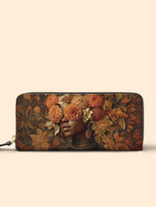 The Unveiling Bloom Slimline Zippy Wallet QR0TV034