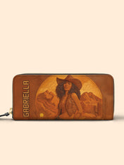 Western Queen Slimline Zippy Wallet