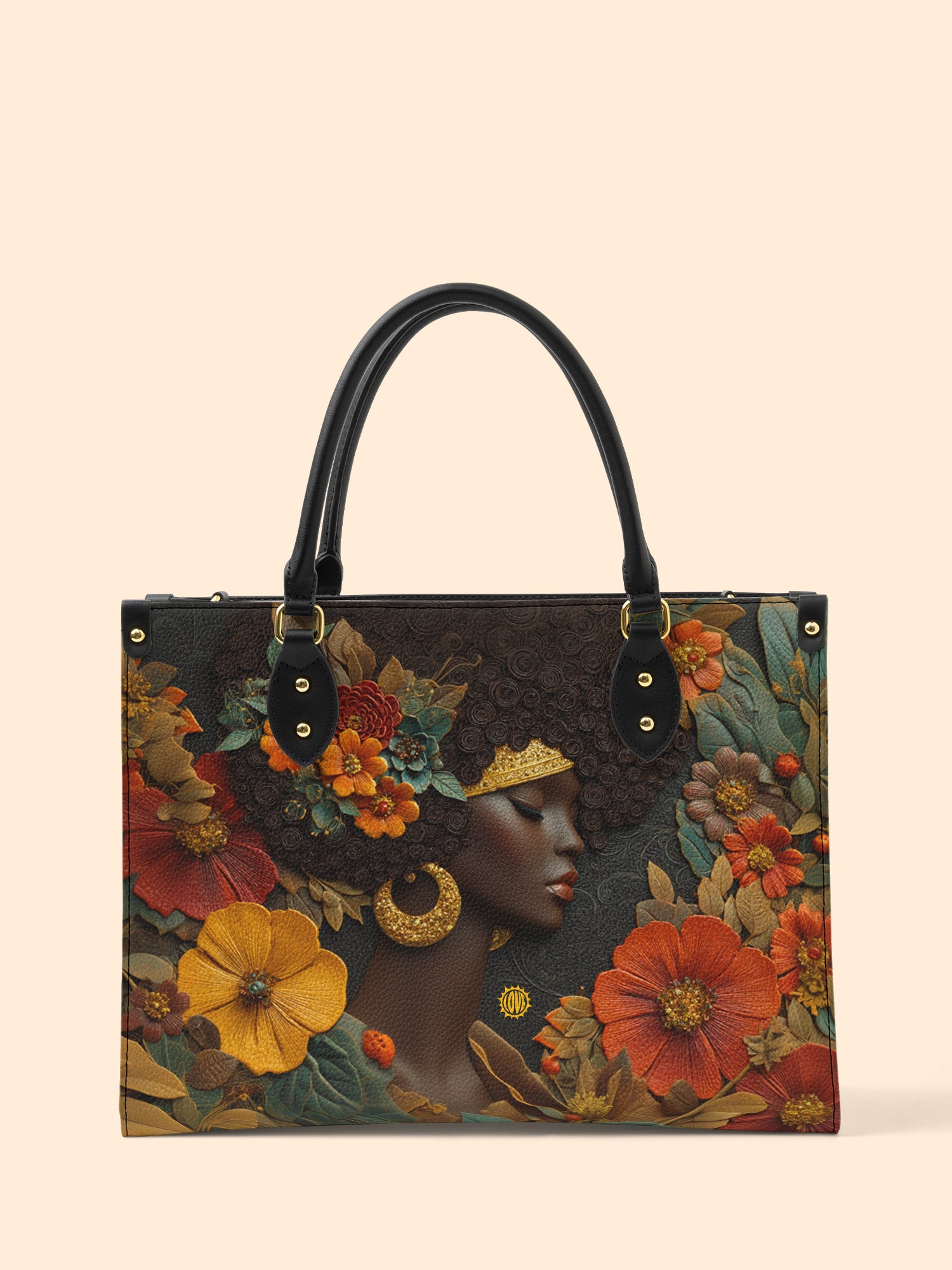 Golden Silence Premium Leather Handbag QR0XD137