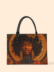 Obsidian Muse Premium Leather Handbag QR0XD227