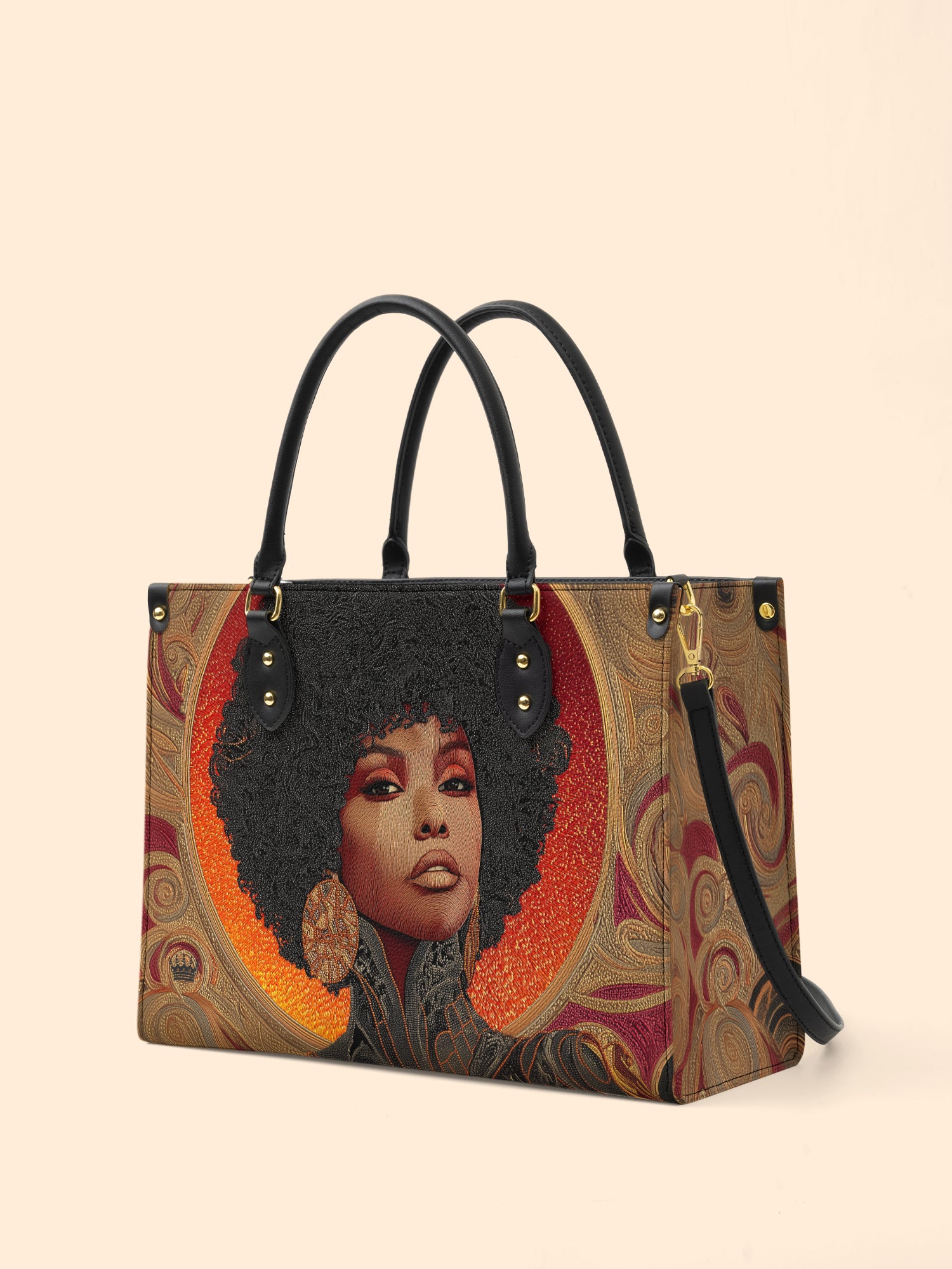 Melanin Muse Premium Leather Handbag QR0XD225