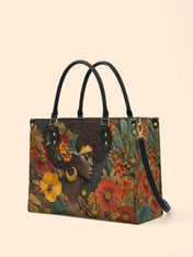 Golden Silence Premium Leather Handbag QR0XD137