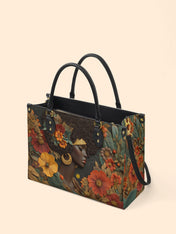 Golden Silence Premium Leather Handbag QR0XD137