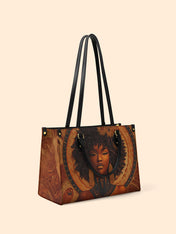 Obsidian Muse Premium Leather Handbag QR0XD227