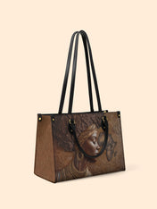 African Roots Premium Leather Handbag QR0TD157