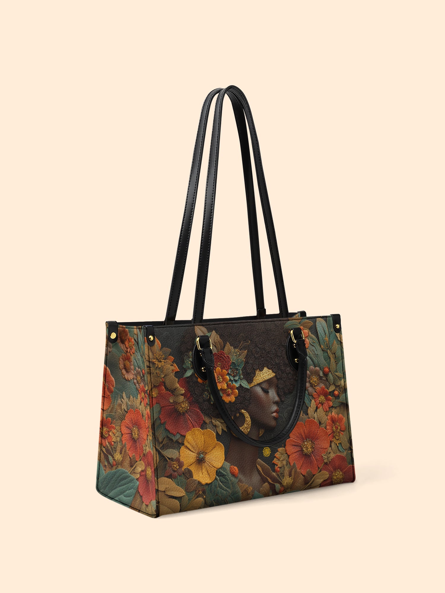 Golden Silence Premium Leather Handbag QR0XD137