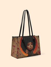 Melanin Muse Premium Leather Handbag QR0XD225