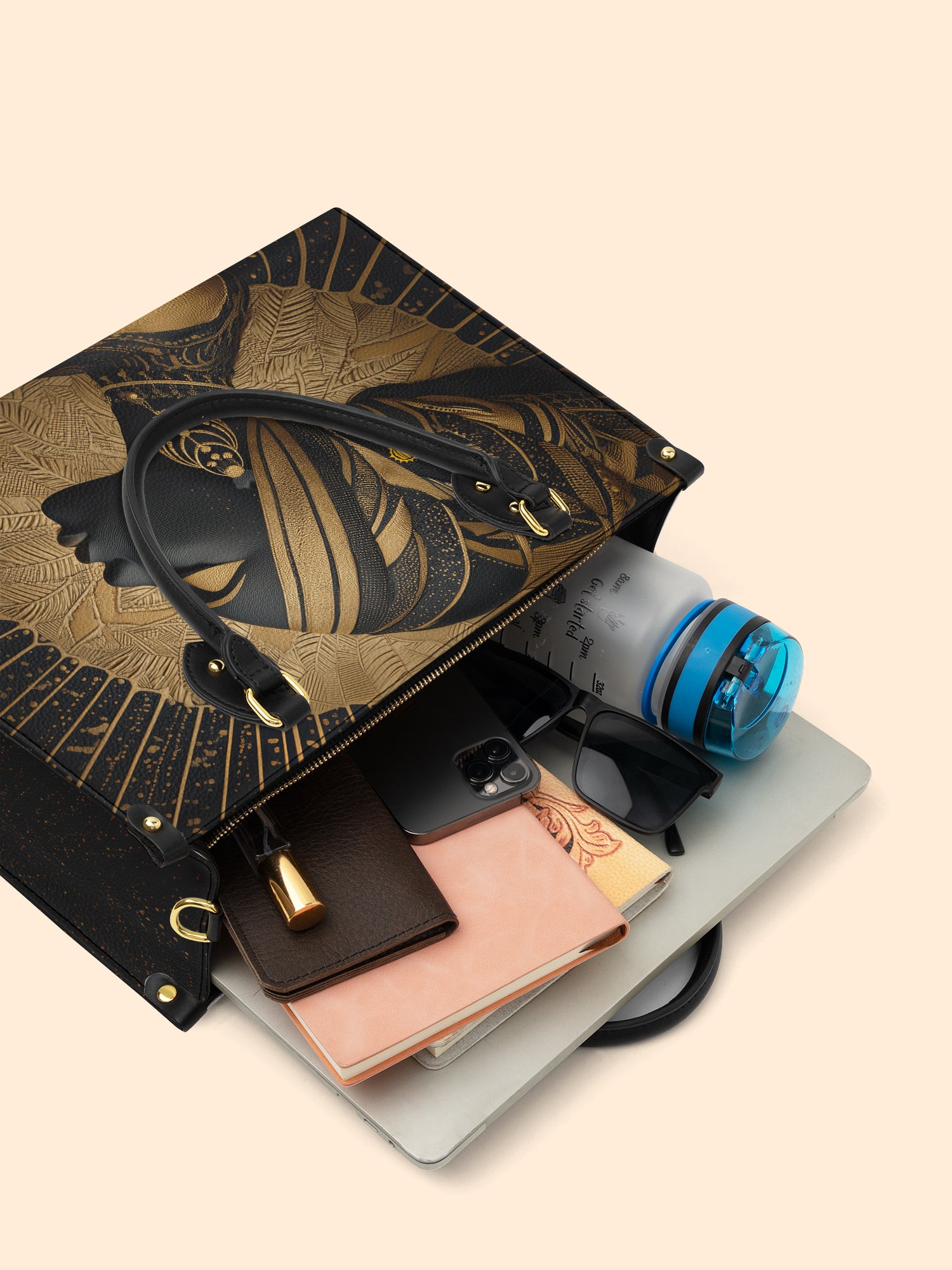 Royal Flesh Premium Leather Handbag QR0TD093