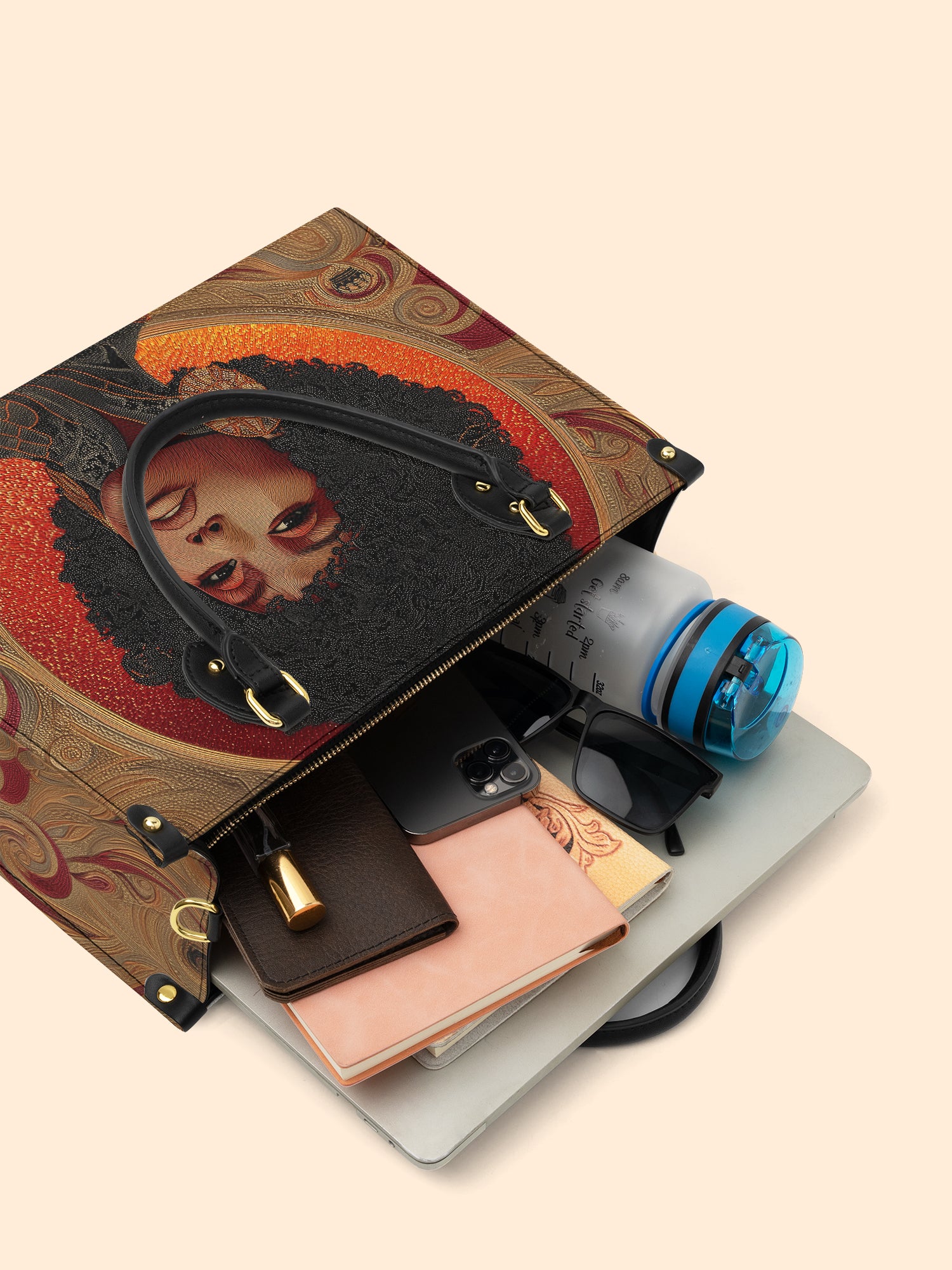 Melanin Muse Premium Leather Handbag QR0XD225