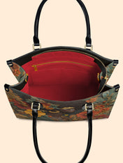 Golden Silence Premium Leather Handbag QR0XD137