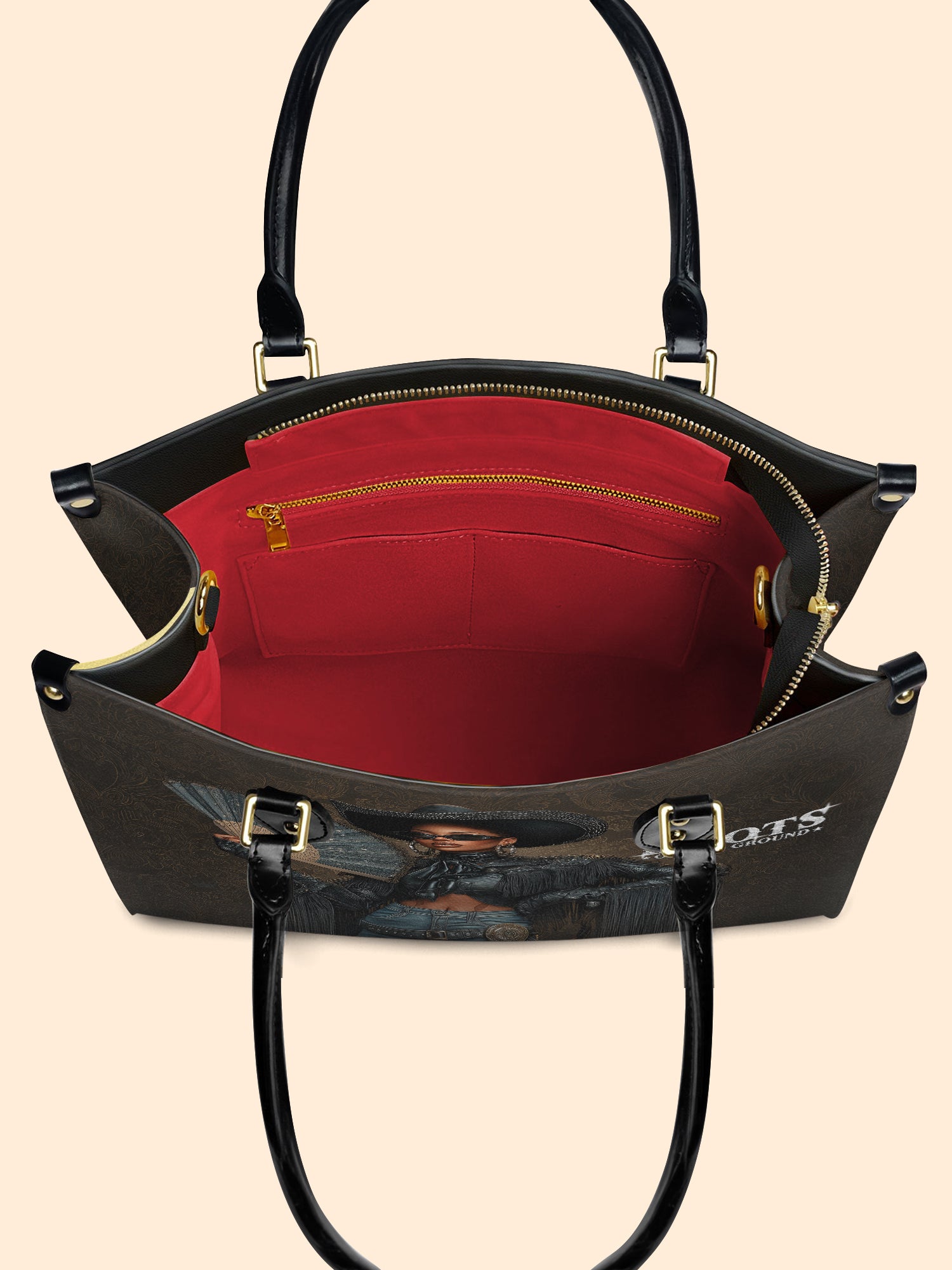 Color Strong Premium Leather Handbag QR0XD228