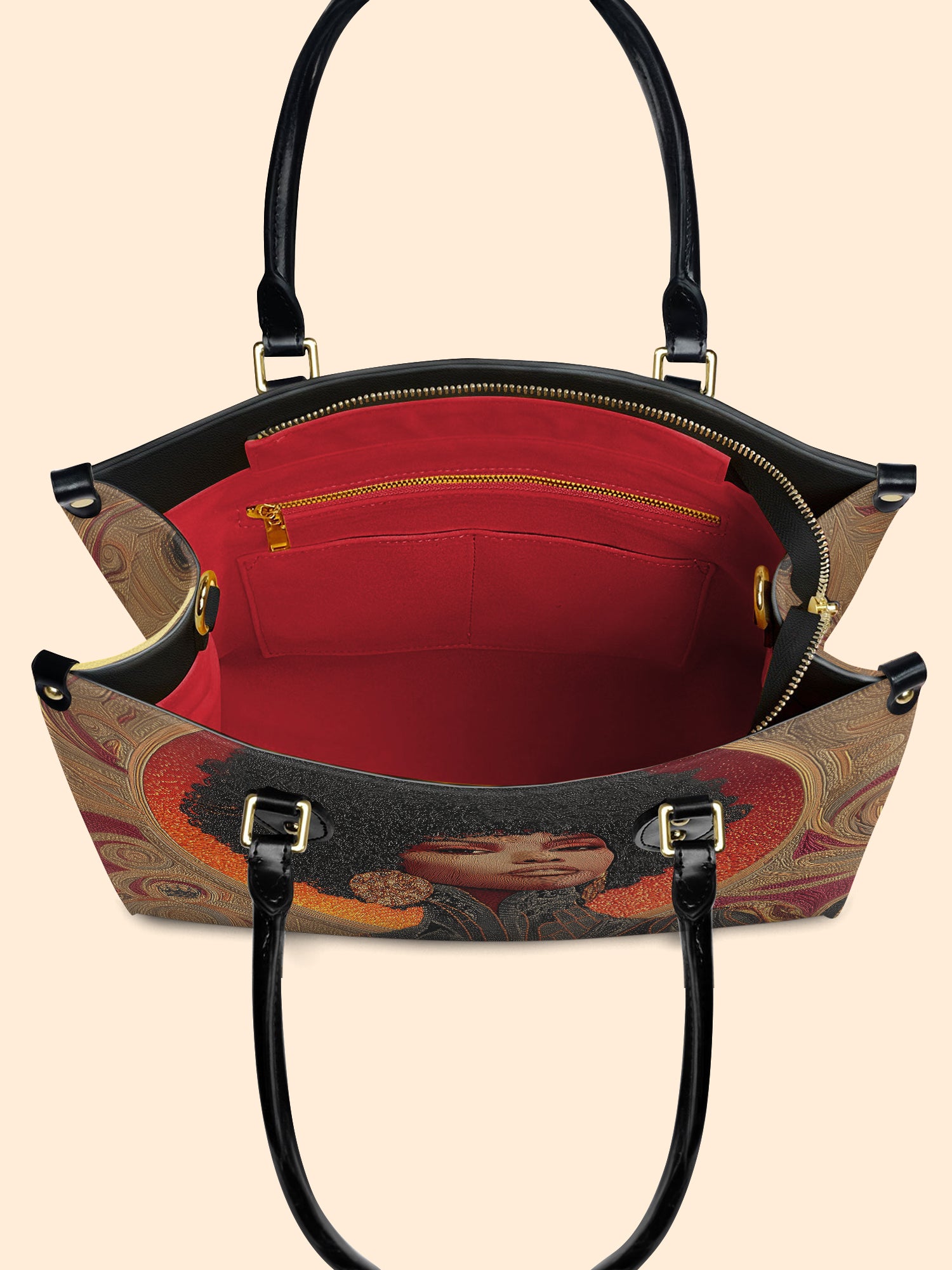 Melanin Muse Premium Leather Handbag QR0XD225