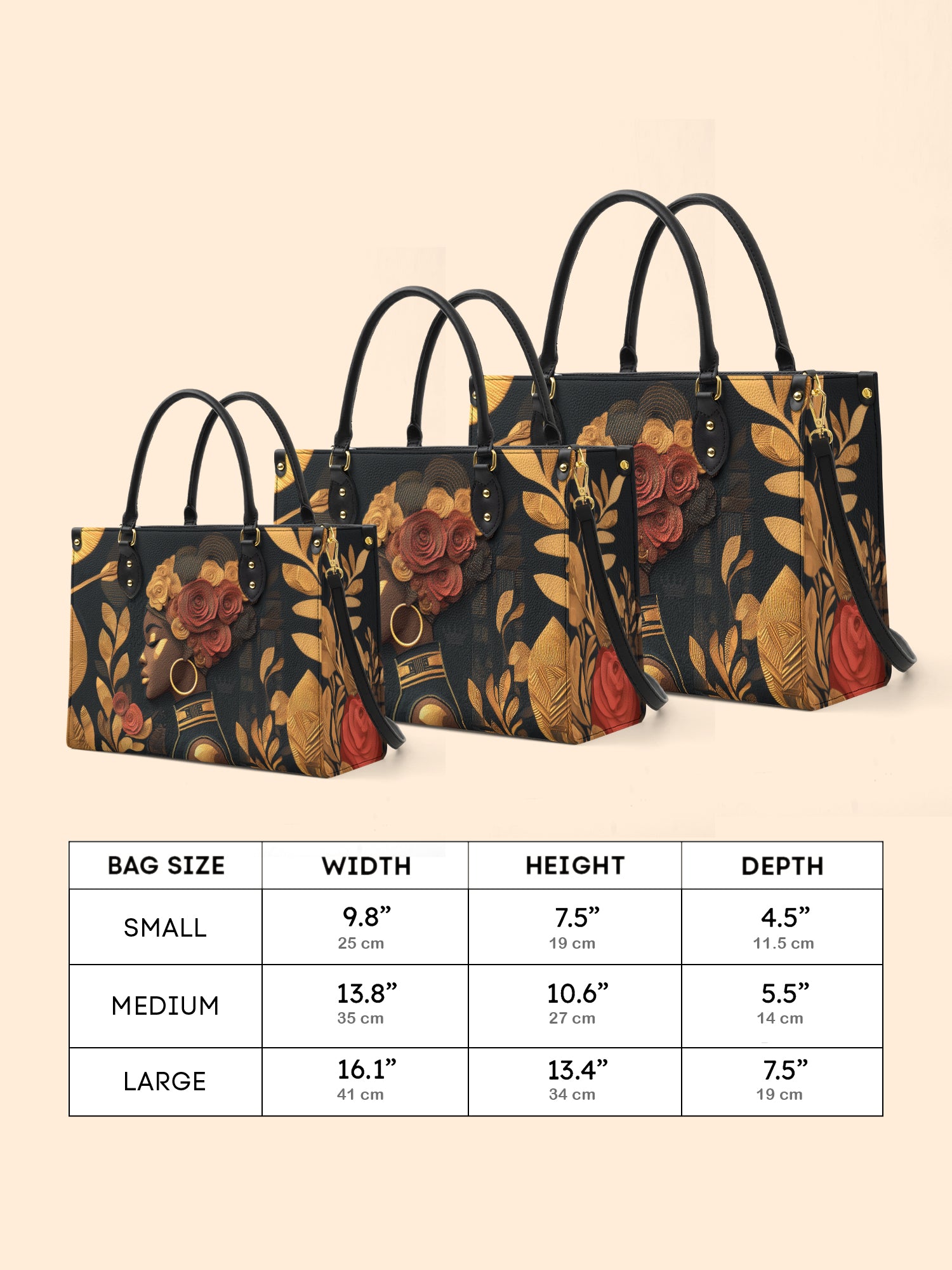 Dustlight Bloom Premium Leather Handbag QR0XD183