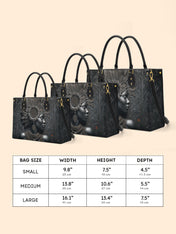 Black Orbit Premium Leather Handbag QR0XD243