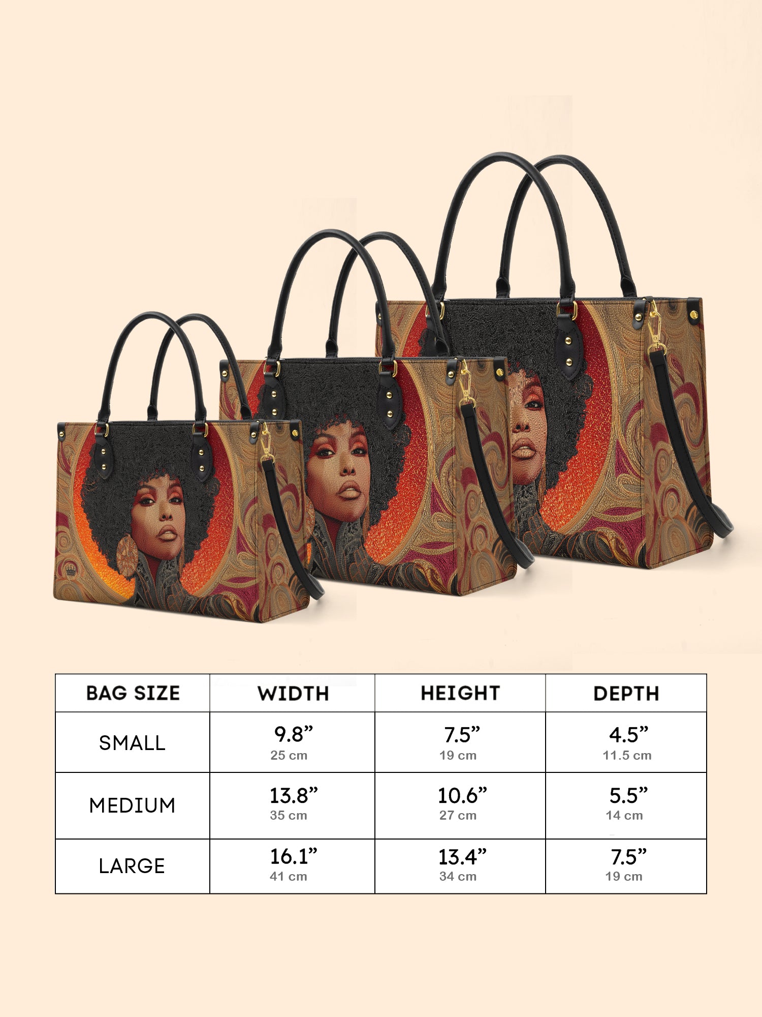 Melanin Muse Premium Leather Handbag QR0XD225