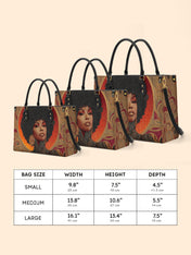 Melanin Muse Premium Leather Handbag QR0XD225