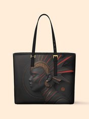 Ashes of Glory Sleek Leather Tote QR0TD067