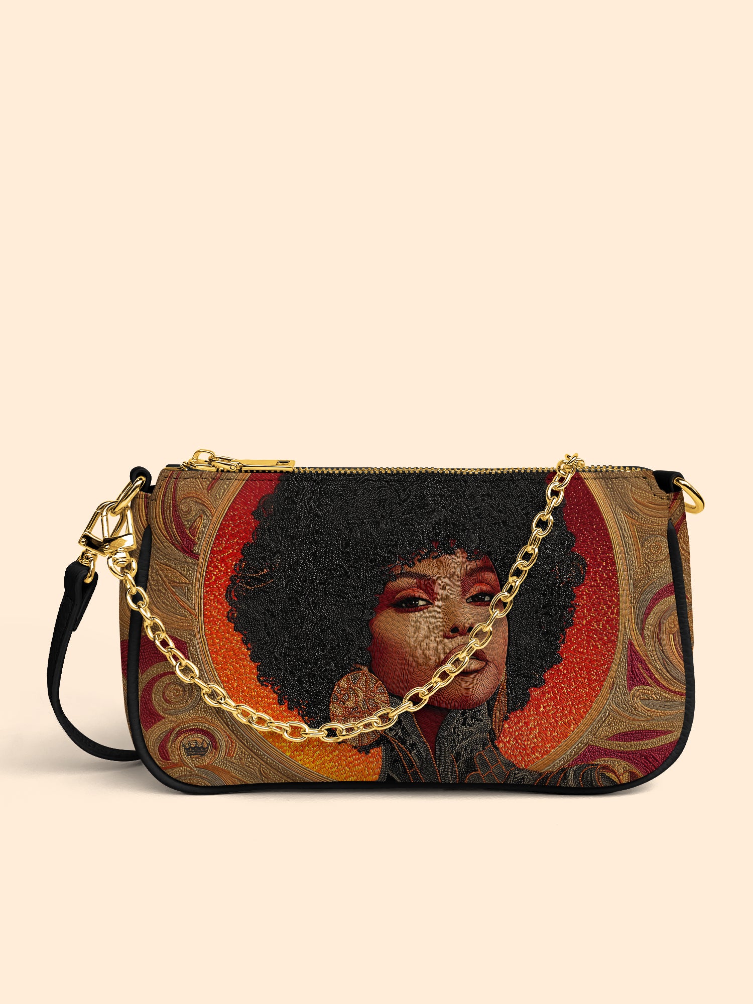 Melanin Muse Classic Zip Pochette QR0XD226