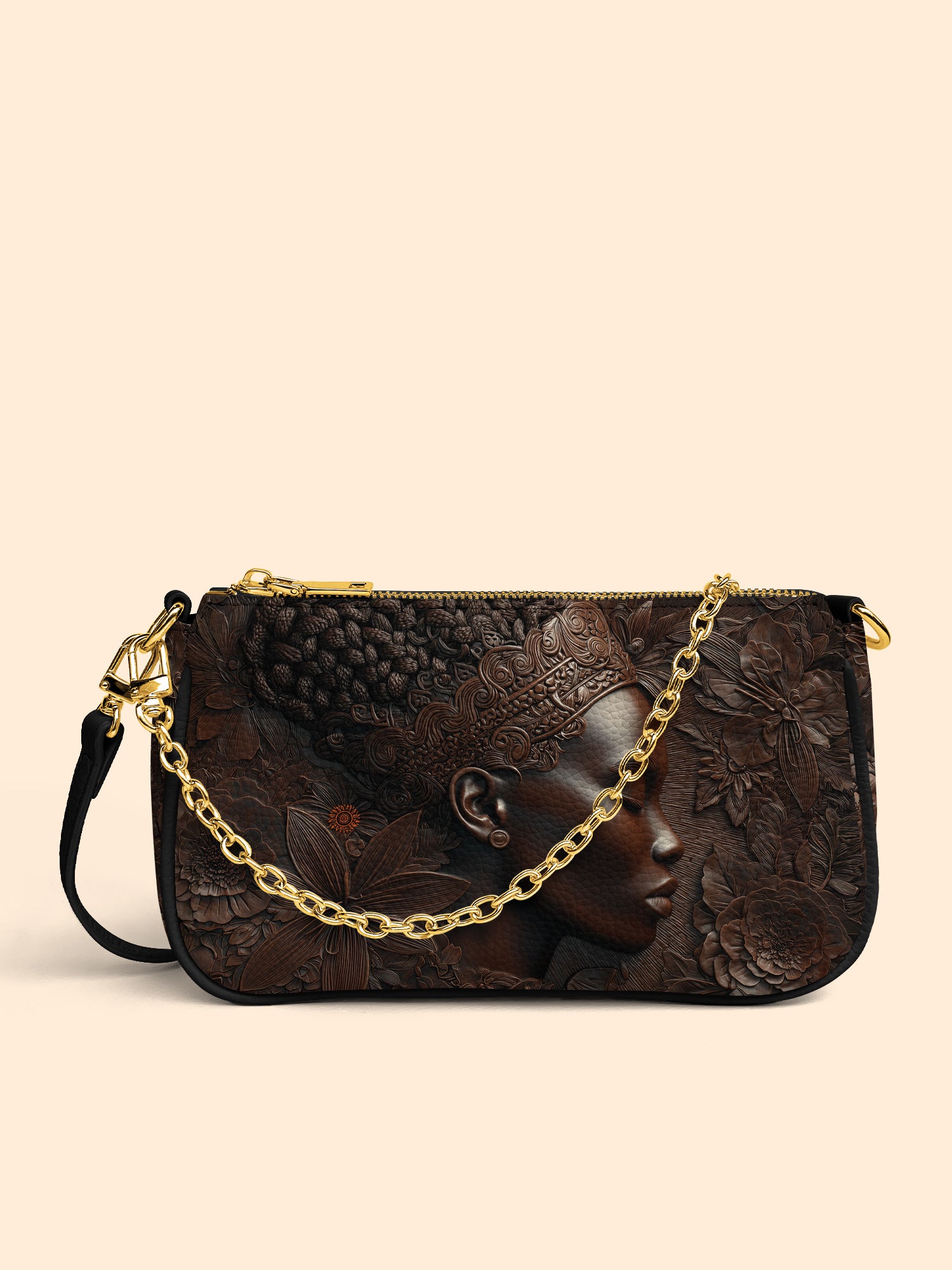Crown Bloom Classic Zip Pochette QR0XD190