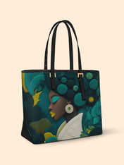 Knots Of Glor Sleek Leather Tote QR0TD113