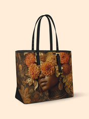 The Unveiling Bloom Sleek Leather Tote QR0TV033