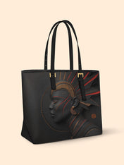 Ashes of Glory Sleek Leather Tote QR0TD067